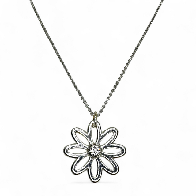 Kette FLOWERS SMALL Crystal, klar