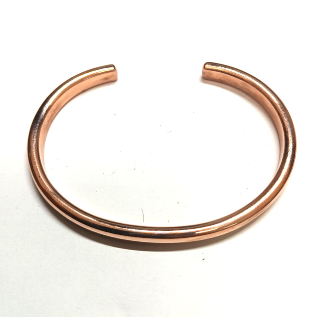 Bracelet Cuivre demi rond plat 