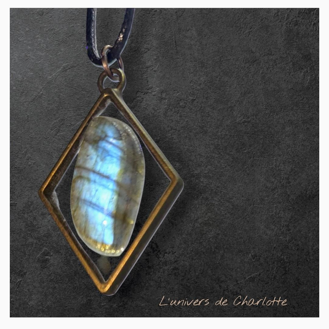 Pendentif &quot;Labradorite&quot; PN-030