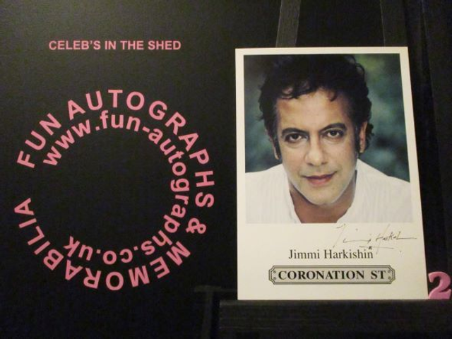 Jimmi Harkinshin (Dev Alahan) Original Coronation Street Pre-Print Cast Card (2)