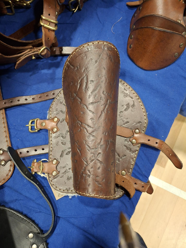 Battle Damaged vambraces 