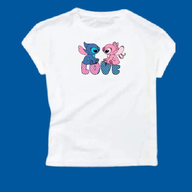 Cute Stitch Love T Shirt 