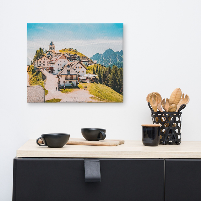  Canvas Monte Lussari Mountain summer 