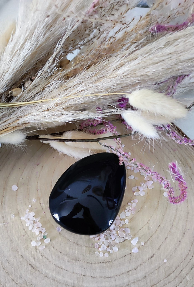 Galet Obsidienne Oeil Céleste AA