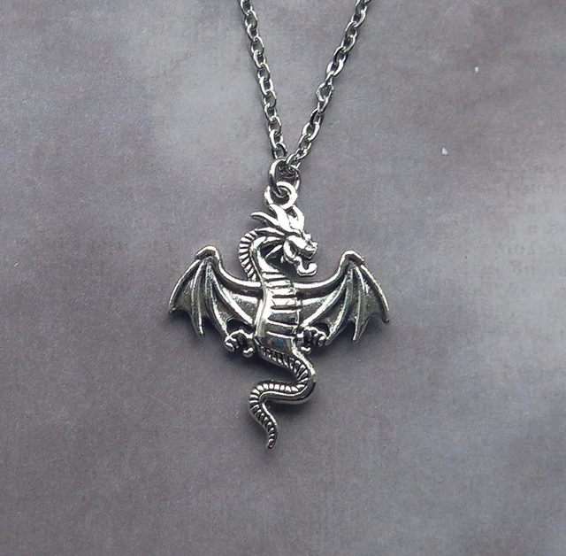 Dragon Necklace - Silver