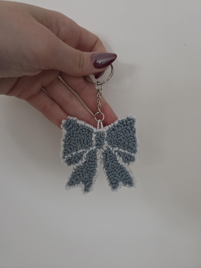 Porte-clés – Nœud bleu 