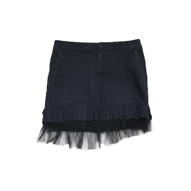 DARK BLUE EX-PANTS SKIRT 