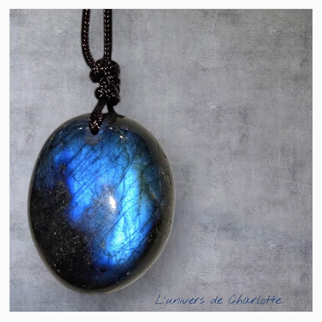 Pendentif &quot;Labradorite&quot; L-04