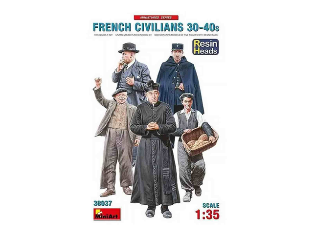 Civils Français 1930-1940 - miniart 38037 1/35