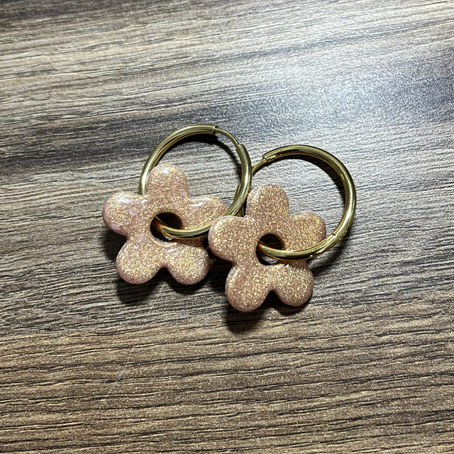 Pampilles rose gold paillettés