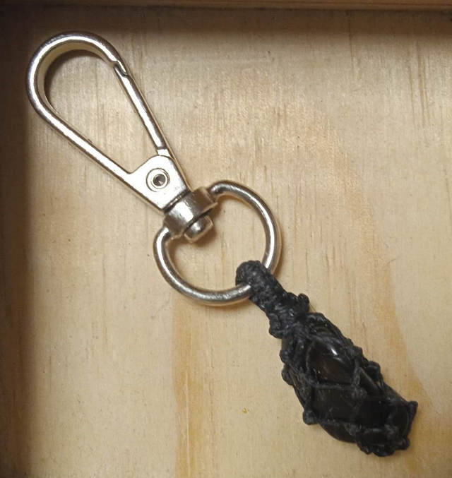 tourmaline noire (porte clé, pendentif pour chien) 