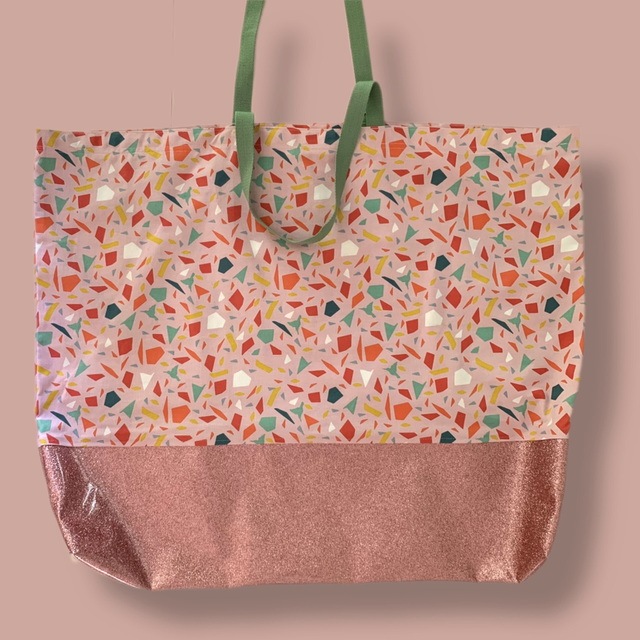 Tote bag pour tapis pinky