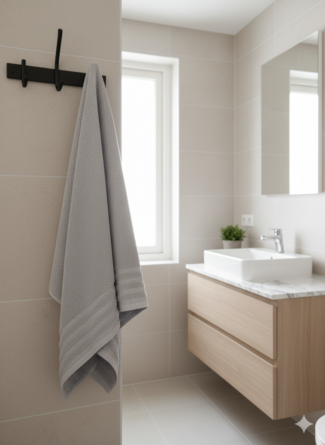 Serviette de bain personnalisable - Police Allura