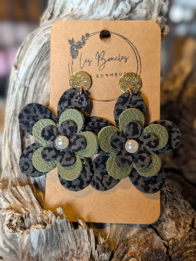 Boucles d'oreilles Collection Marguerite m068