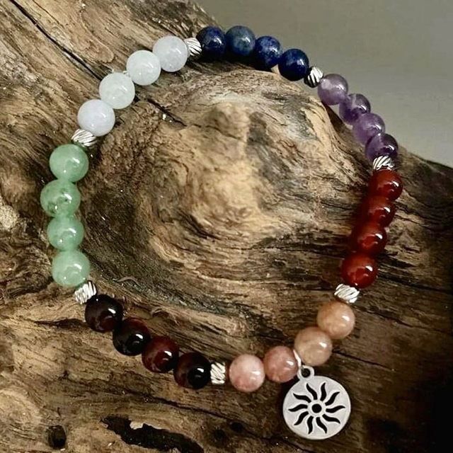 Bracelet 7 chakras "Soleil"