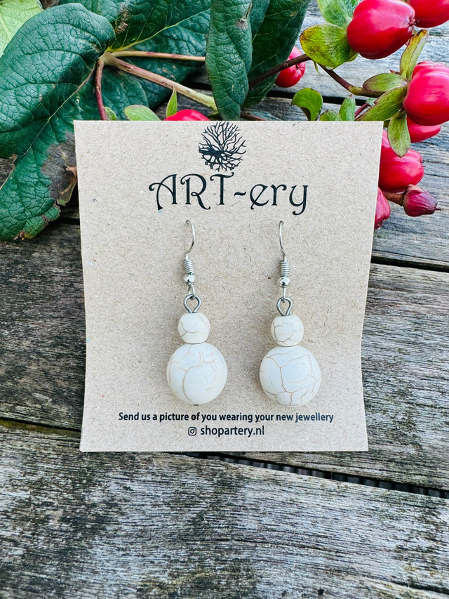 Big bead earrings