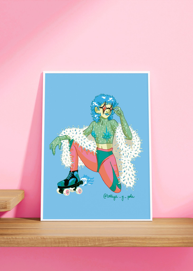 Derby Baby - BLEU Arlequin