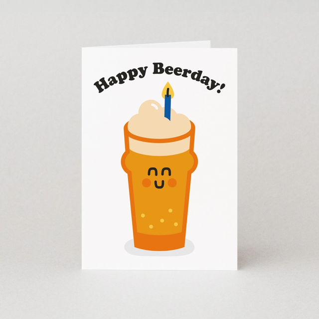 Beer Birthday Card | Male Birthday Cards | Cards For Him
