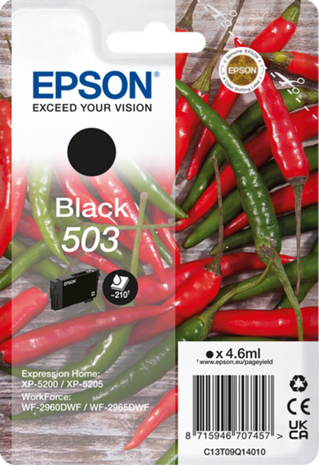 Epson Originale 503 black série piment