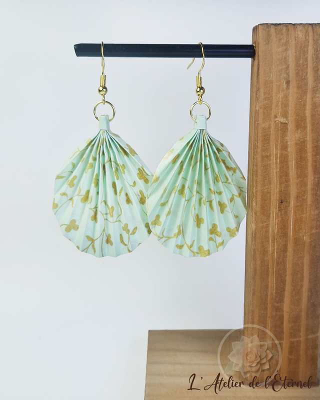 Boucles d'oreilles Licuala - Collection nature