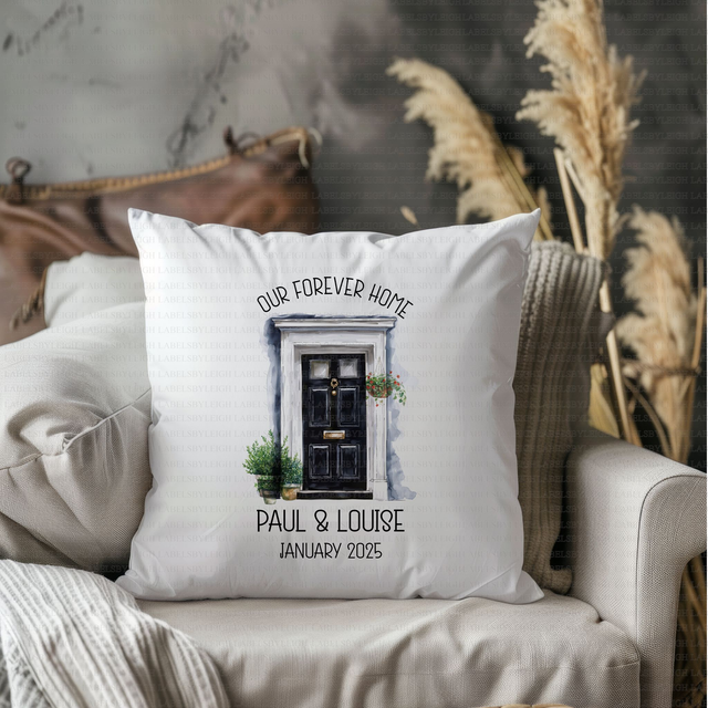 Personalised New Home Cushion