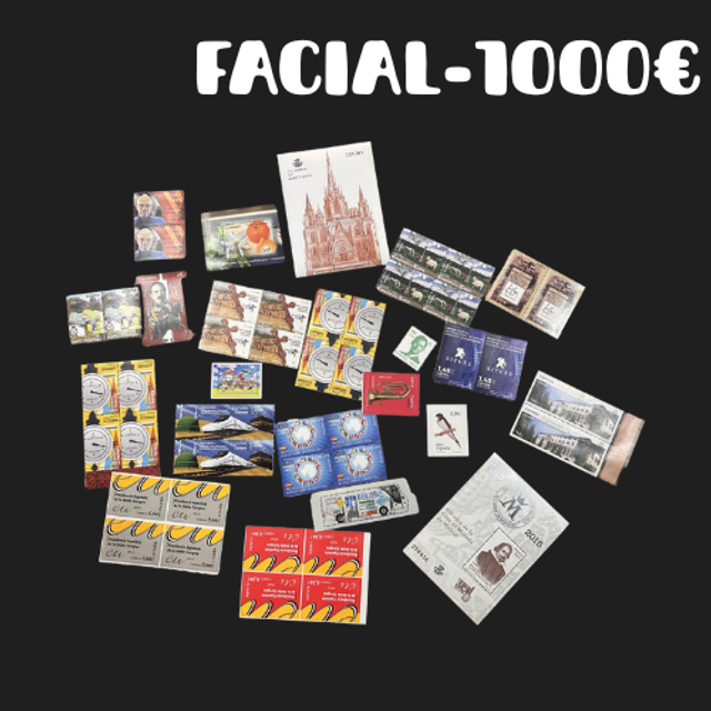 LOTE DE SELLOS DE FRANQUEO (FACIAL 1000€)