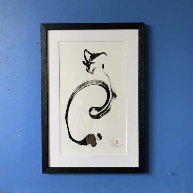 L’attente du maître PP45x30cm