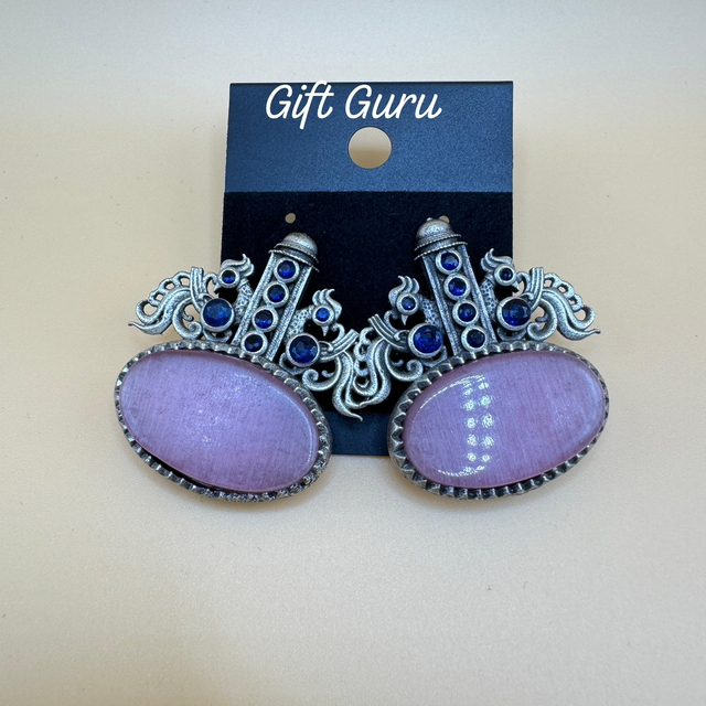 Oxidised ear rings