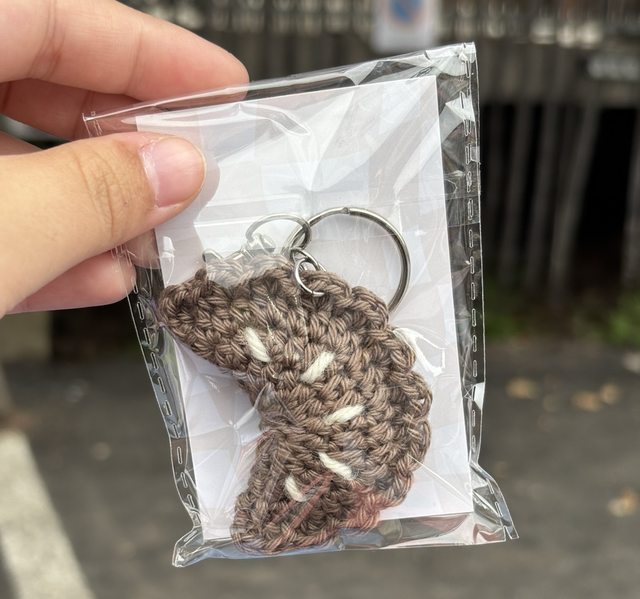 Porte clé biscuit chocolat