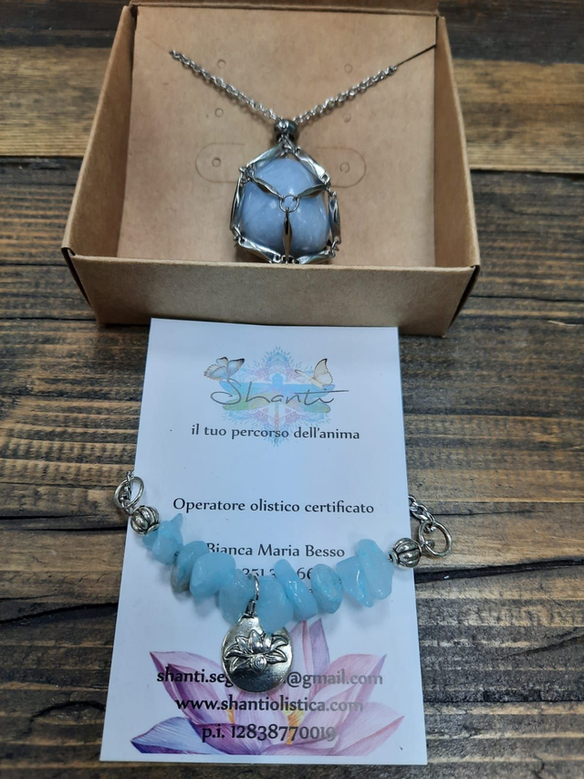 Parure donna angelite