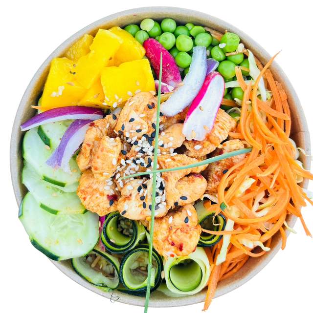 Poke bowl poulet 