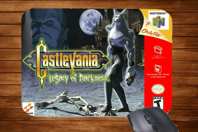 N64 Nintendo 64 Castlevania 2 Printed Mouse Mat