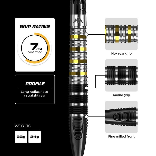 Mission R2.5 Astro Steeldarts - 95% Tungsten
