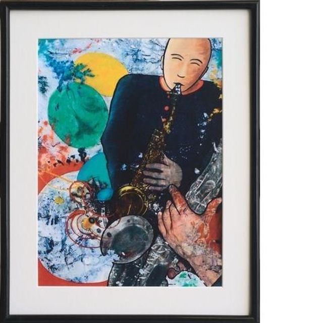 Reproduction Vortex (cadre blanc)