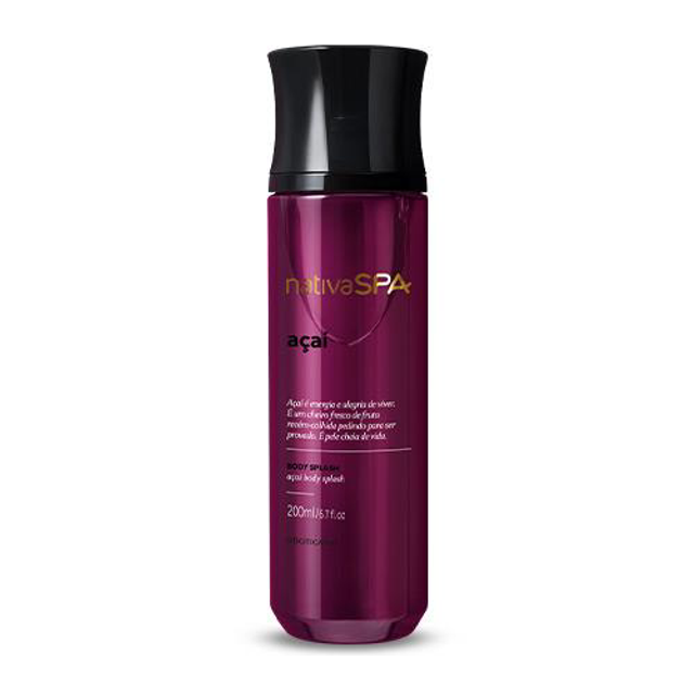 Body Splash Nativa Spa Açaí, 200ml acai 