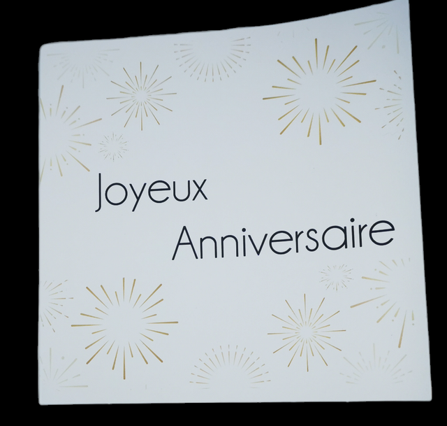 Carte anniversaire Feu d'artifice