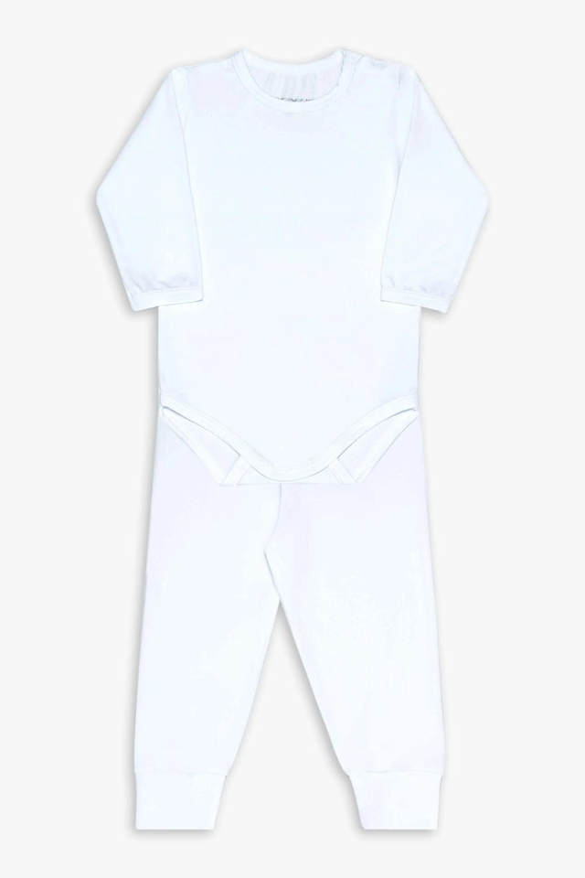 Kit Body e Calça Térmica Branco Dedeka