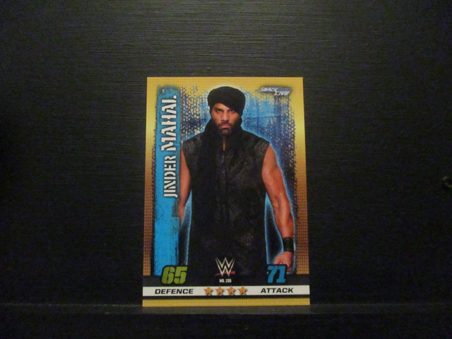 Jinder Mahal - Smackdown Live Slam Attax 10th Edition Original Trading Card #155