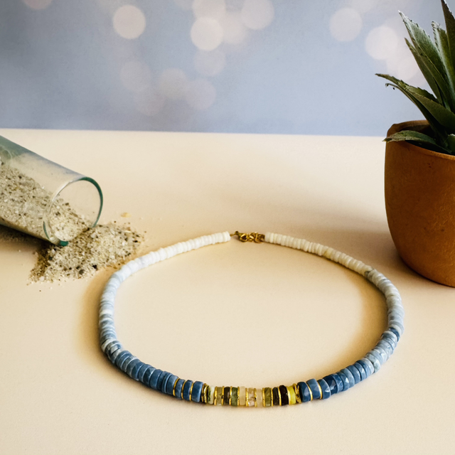 Collier Heishis Blue Hole