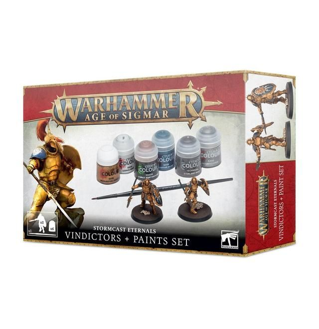 Games Workshop Age Of Sigmar Stormcast Paint Set