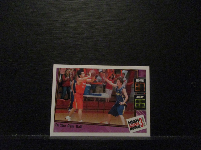 In The Gym Hall - Location Card High School Musical 3 Senior Year Original Trading Card