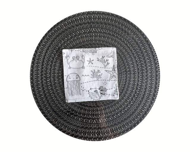 Feuille à colorier mer