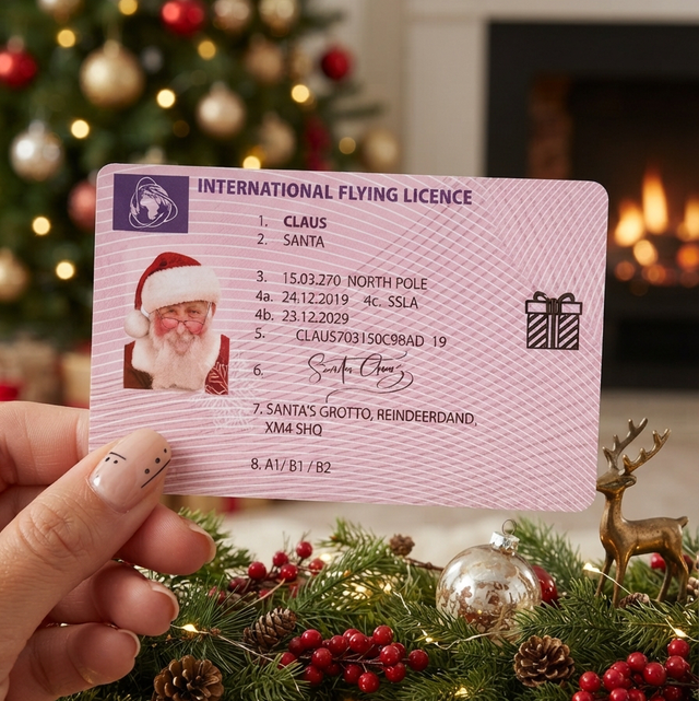 Santa’s Driving Licence