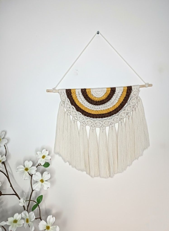 Tenture Demi-mandala "Thao"