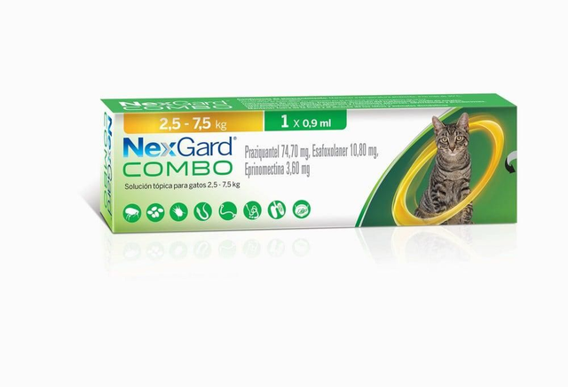 NEXGARD COMBO GATO 2.5 - 7.5 KG