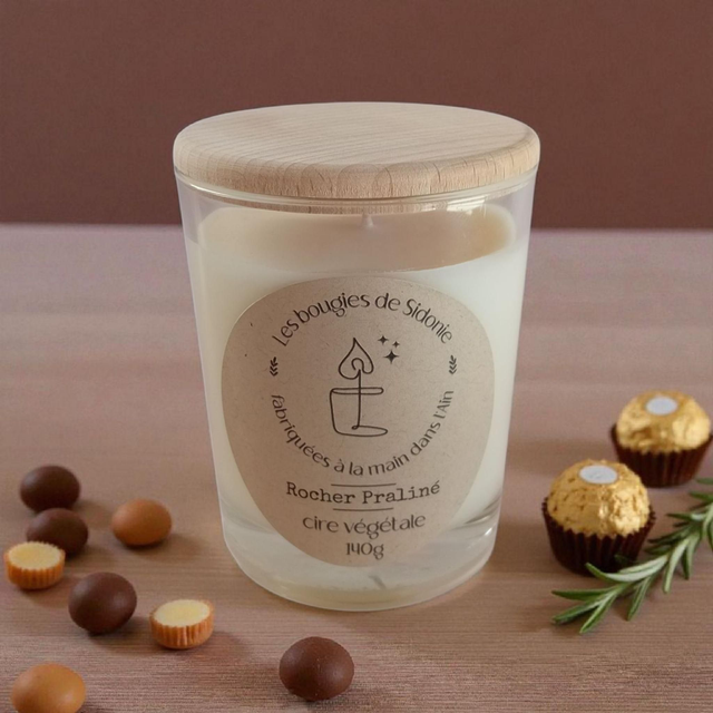 Bougie Rocher Praliné