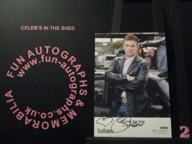 Shane Richie (Alfie Moon) Authentic Autographed EastEnders 6x4 Cast Card (2)