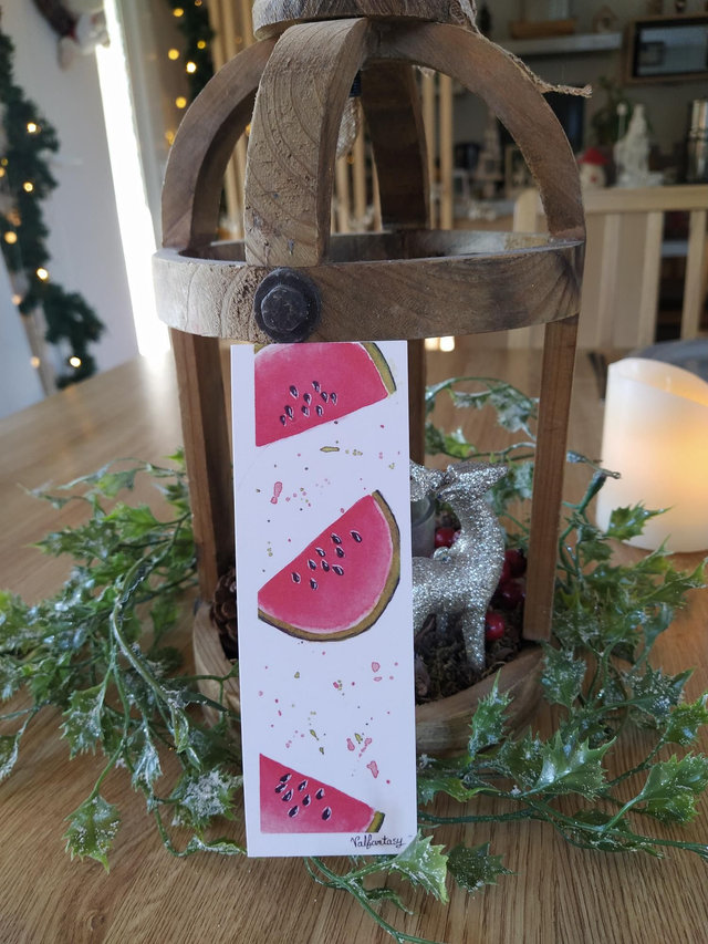 Marque Pages "Pastèques", 5 x 15cm