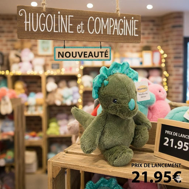 Bouillotte warmies junior dragon 