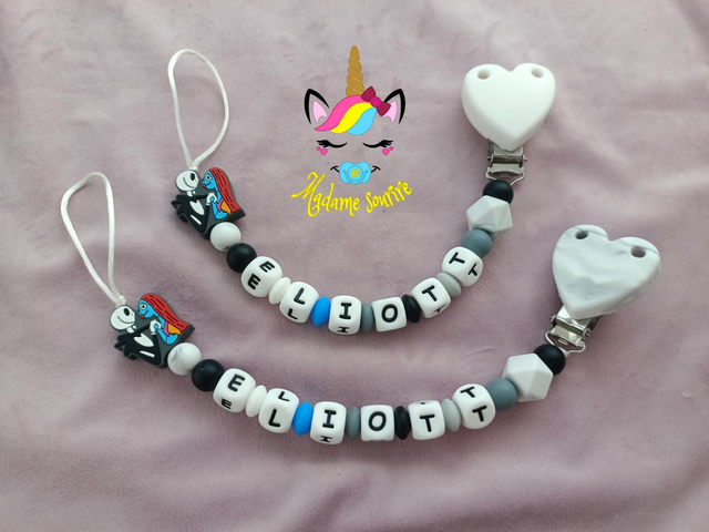 2 Attaches tétines Jac